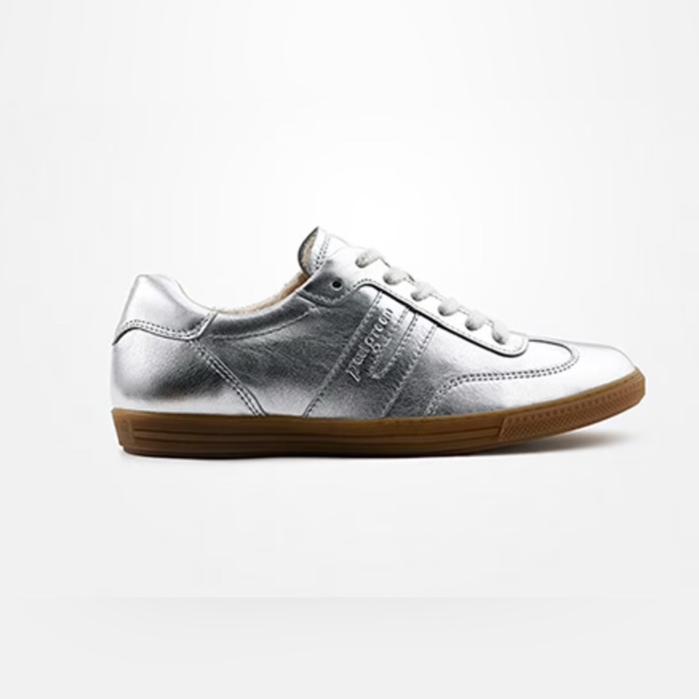 Paul Green Anna Womens Trainers in Aluminum Metallic Size 8 Austrian New